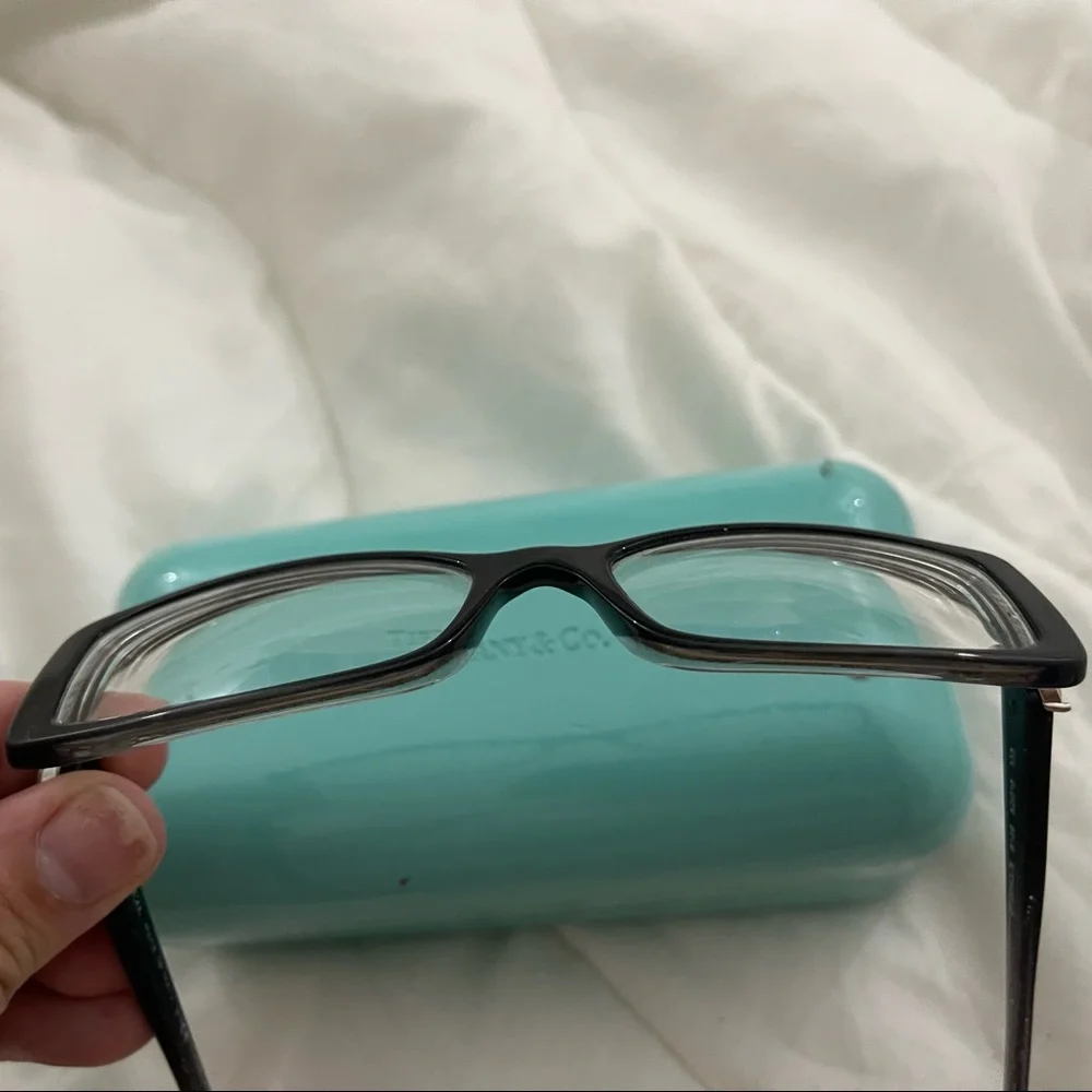 Tiffany and Co. Victoria Square All Black Eye Glasses TF2043-B 8128 52–16